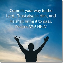 Commit your way to the lord